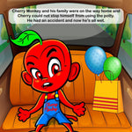 Cherry Monkey Has A Potty Accident Book (Paperback)
