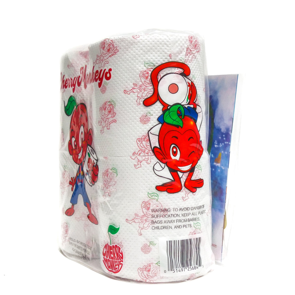 Cherry Monkeys Toilet Paper "Virgin Wood"