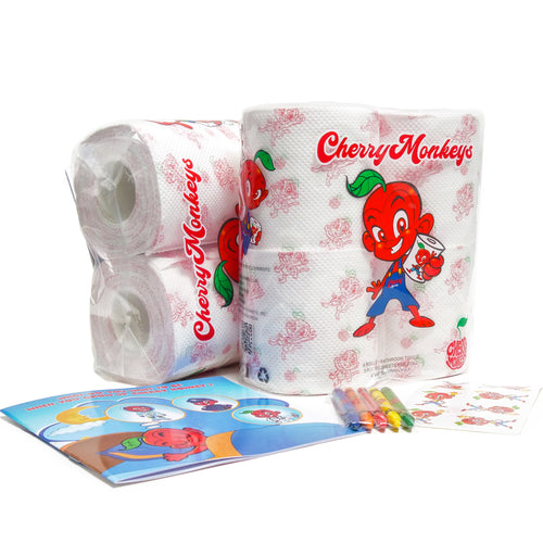Cherry Monkeys Toilet Paper "Bamboo"