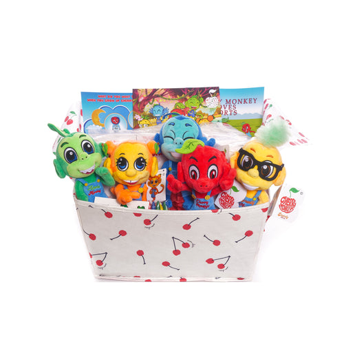 Plush Monkey Basket Large | (w/ Tissue)