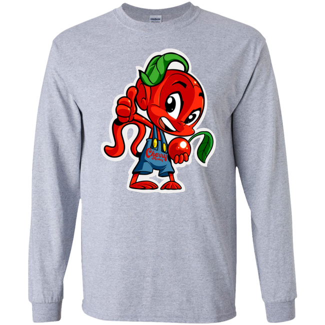 Cherry Thumbs Up Kids LS T-Shirt