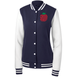 Cherry Monkeys Ladies' Fleece Letterman Jacket