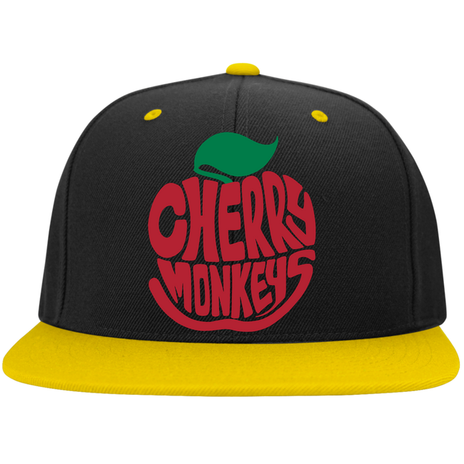 Cherry Monkeys Flat Bill High-Profile Snapback Hat