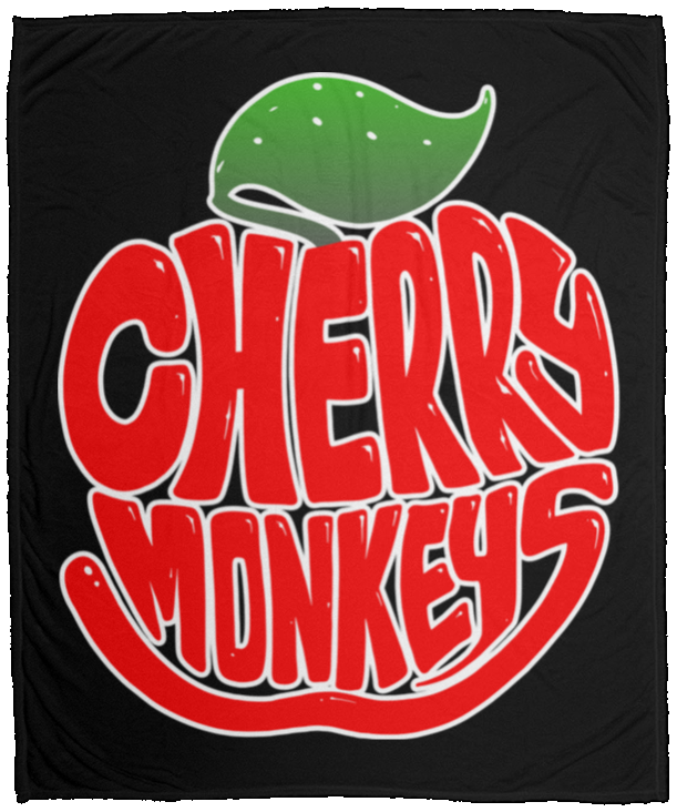 Cherry Monkeys Fleece Blankets