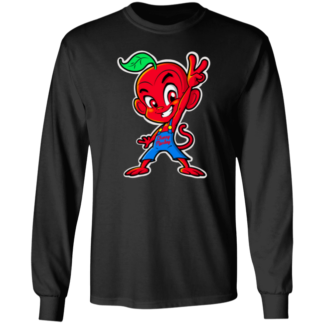 Cherry Peace Sign LS T-Shirt