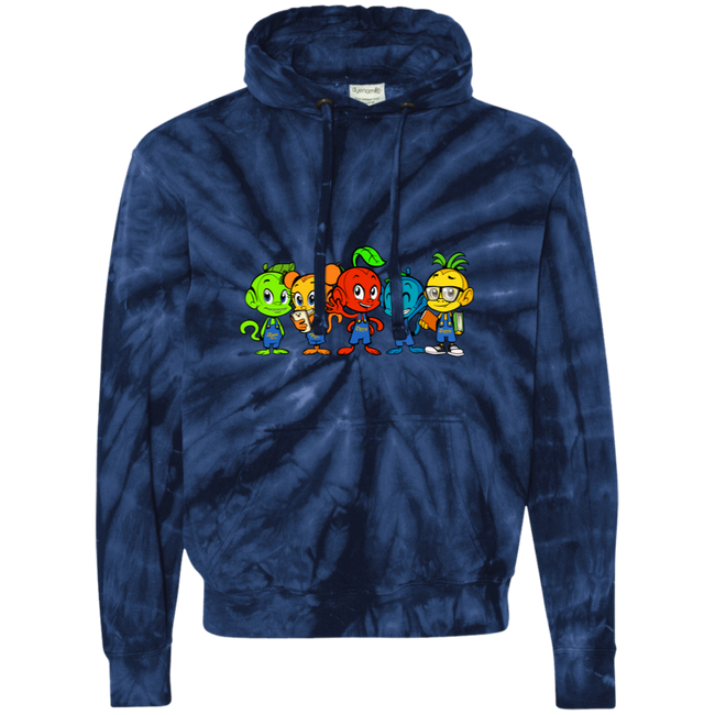 Cherry Monkeys Adult Unisex Tie-Dyed Pullover Hoodie