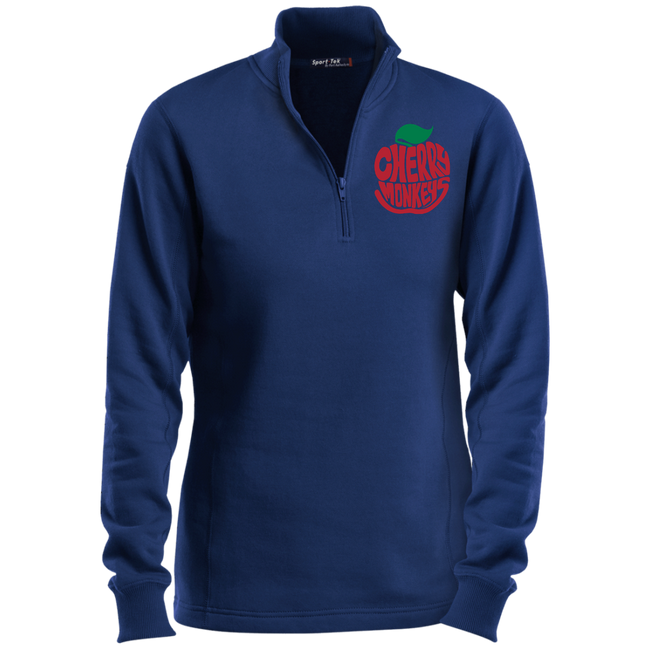 Cherry Monkeys Ladies' 1/4 Zip Sweatshirt