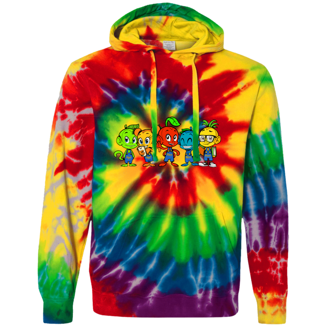 Cherry Monkeys Adult Unisex Tie-Dyed Pullover Hoodie
