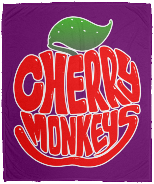 Cherry Monkeys Fleece Blankets