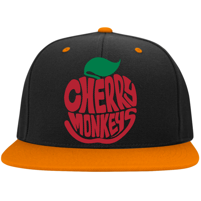 Cherry Monkeys Flat Bill High-Profile Snapback Hat