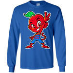 Cherry Peace Sign Kids LS T-Shirt
