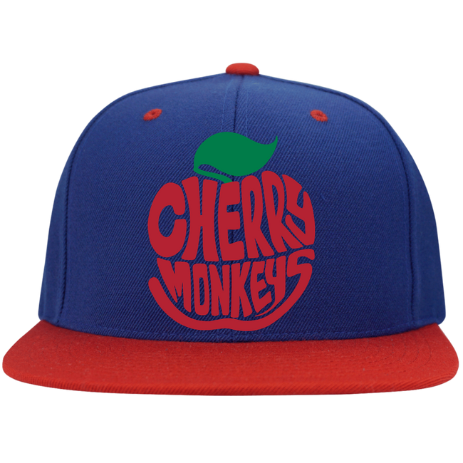 Cherry Monkeys Flat Bill High-Profile Snapback Hat
