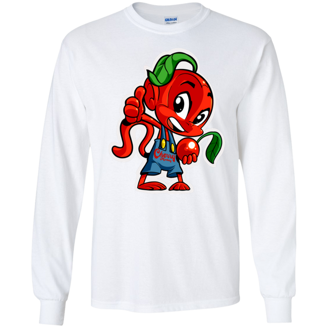 Cherry Thumbs Up Kids LS T-Shirt
