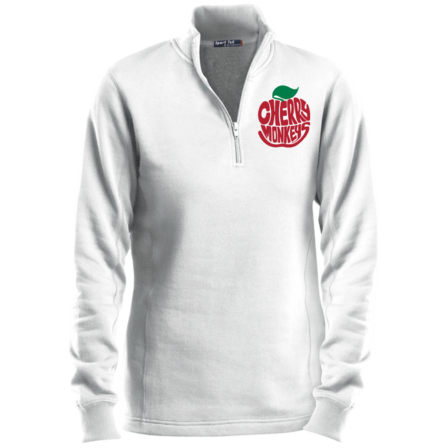 Cherry Monkeys Ladies' 1/4 Zip Sweatshirt