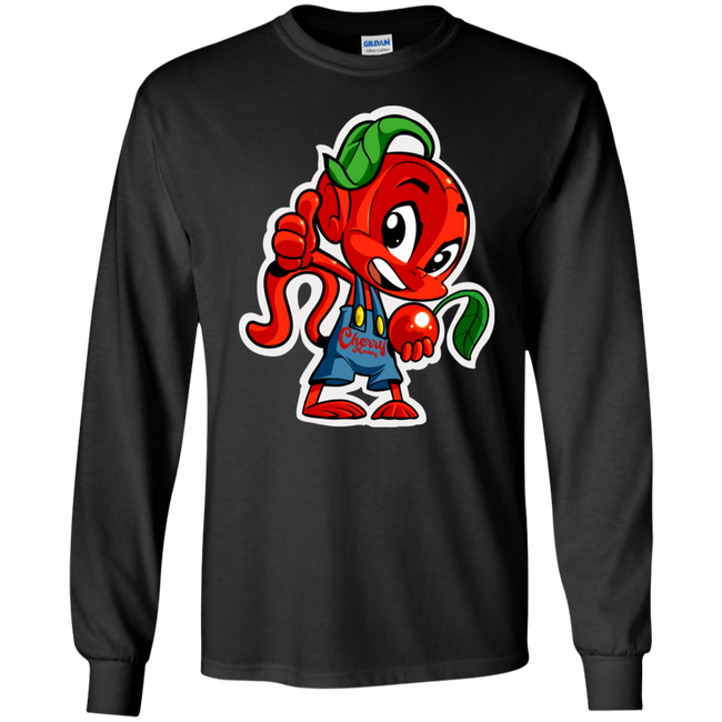 Cherry Thumbs Up Kids LS T-Shirt