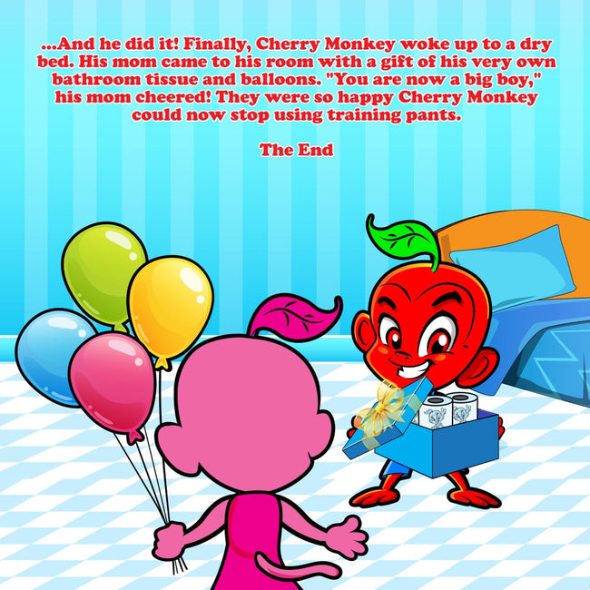 Cherry Monkey Learns To Potty Book (Paperback)