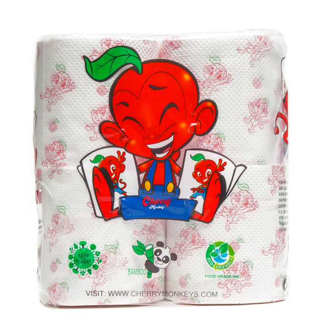 Cherry Monkeys Toilet Paper "Bamboo"